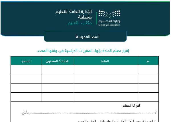 حقيبة أعمال الاختبارات